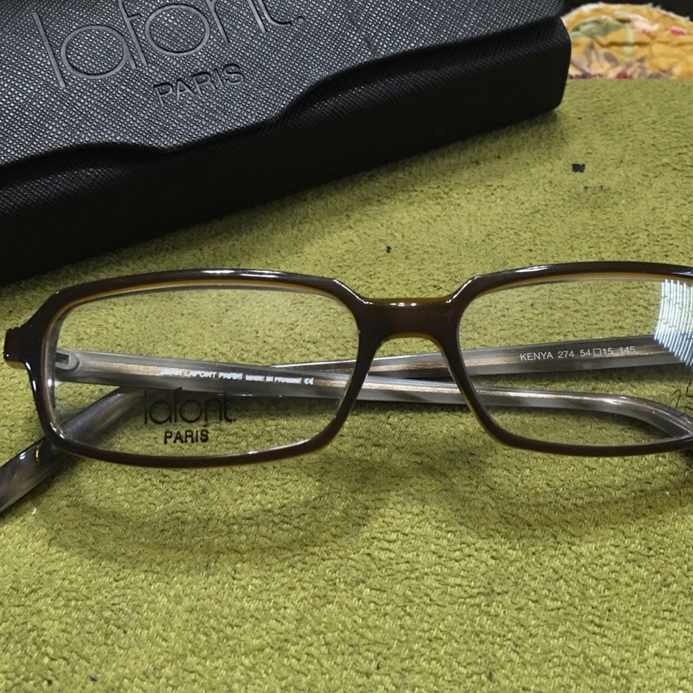 Lafont Kenya New 274 54/15/145 eyewear never owned. Paris. Case and microfibr